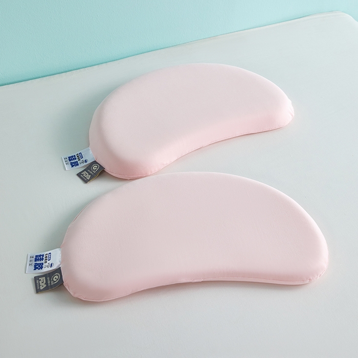 91家纺网 家纺一手货源 找家纺 纳斯顿家纺 2026新款儿童硅胶枕 粉色