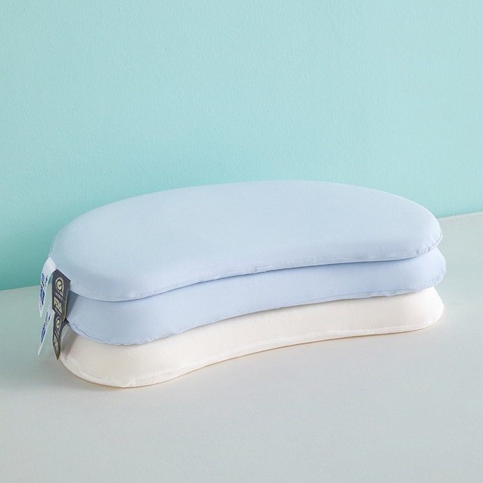 91家纺网 家纺一手货源 找家纺 纳斯顿家纺 2026新款儿童硅胶枕 蓝色