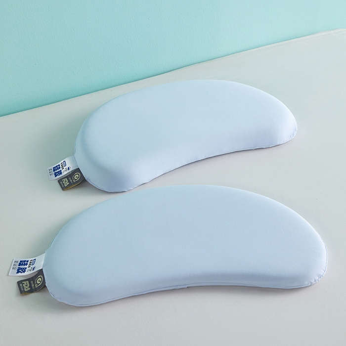 91家纺网 家纺一手货源 找家纺 纳斯顿家纺 2026新款儿童硅胶枕 蓝色