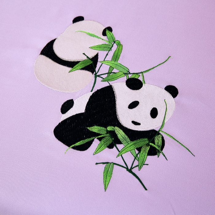 91家纺网 家纺一手货源 找家纺 春皖家纺 2026新款A类竹纤维绣花床单凉席系列-风格1 霞光紫