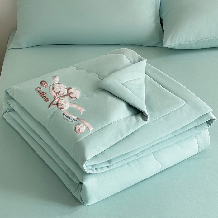 91家纺网 家纺一手货源 找家纺 （总）易展家居 2026新款水洗棉新疆棉花夏被-棉花棉花+熊猫款