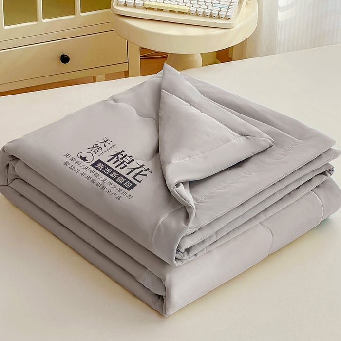 91家纺网 家纺一手货源 找家纺 （总）易展家居 2026新款水洗棉新疆棉花夏被-棉花棉花+熊猫款