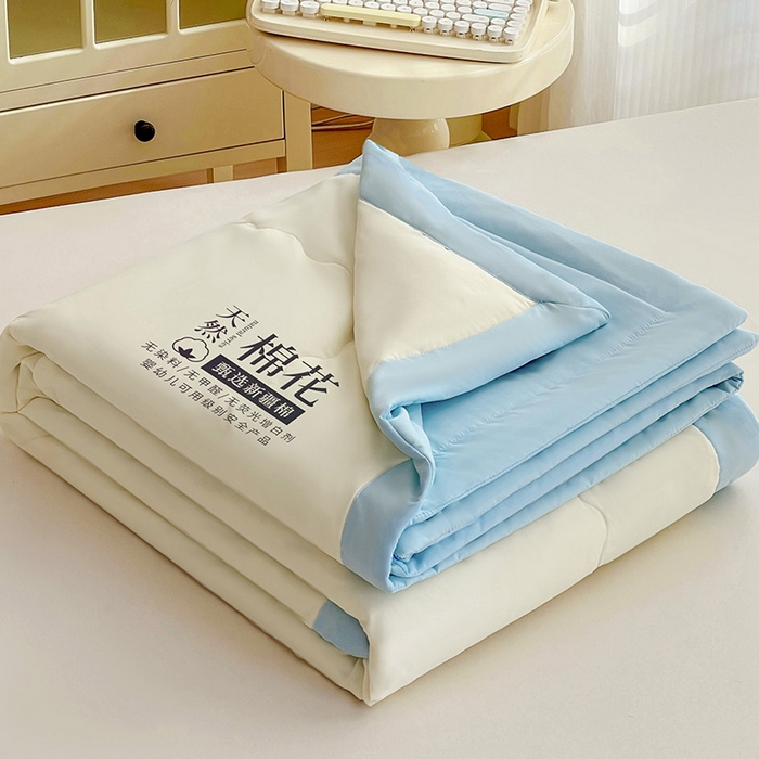 （总）易展家居 2026新款水洗棉新疆棉花夏被-棉花棉花+熊猫款