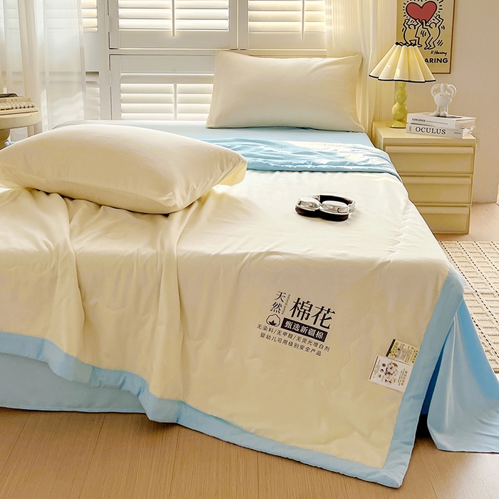 91家纺网 家纺一手货源 找家纺 （总）易展家居 2026新款水洗棉新疆棉花夏被-棉花棉花+熊猫款