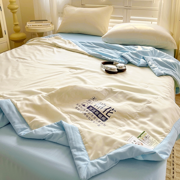 91家纺网 家纺一手货源 找家纺 （总）易展家居 2026新款水洗棉新疆棉花夏被-棉花棉花+熊猫款