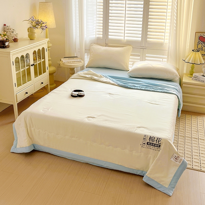 91家纺网 家纺一手货源 找家纺 （总）易展家居 2026新款水洗棉新疆棉花夏被-棉花棉花+熊猫款