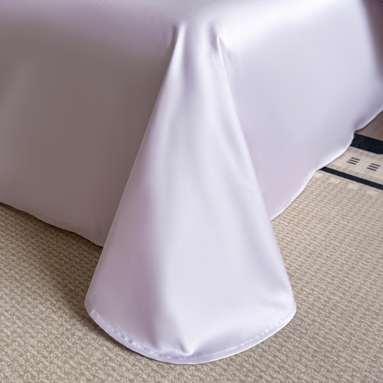 91家纺网 家纺一手货源 找家纺 置顶家纺 2026新款亲肤刺绣四件套-薇朵 薇朵-香芋紫