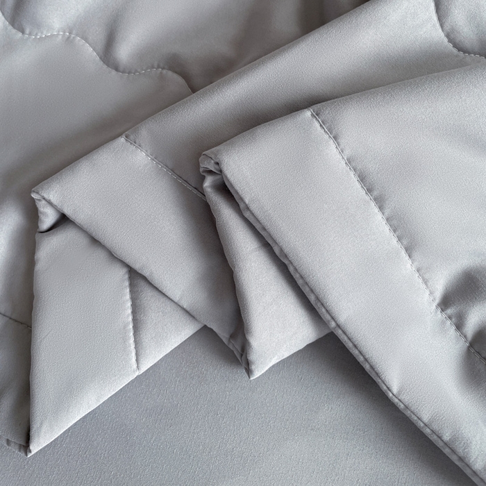 91家纺网 家纺一手货源 找家纺 易展家居 2026新款水洗棉新疆棉花夏被-棉花棉花+熊猫款 棉花-灰色