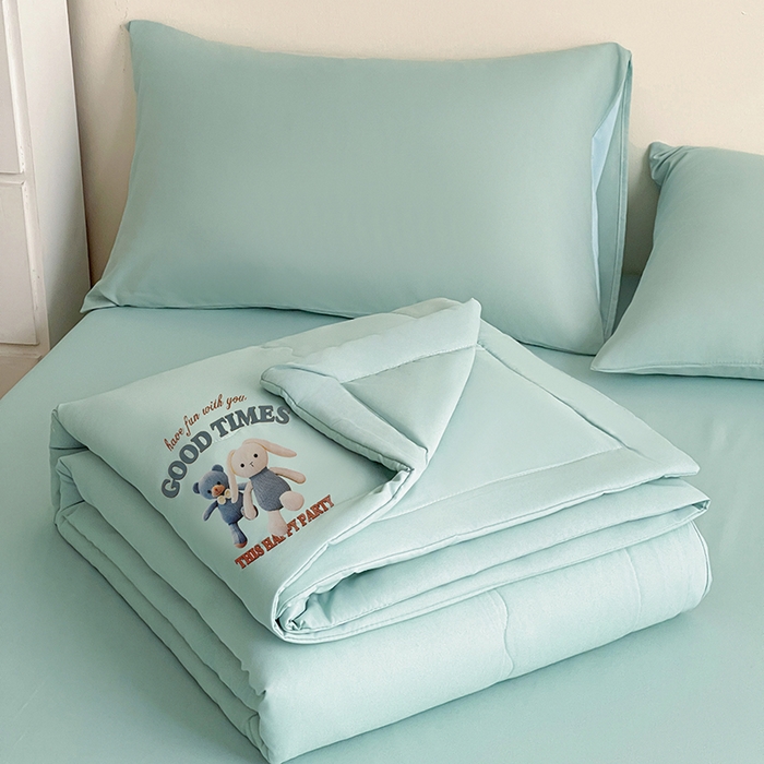 91家纺网 家纺一手货源 找家纺 （总）易展家居 2026新款水洗棉大豆纤维夏被