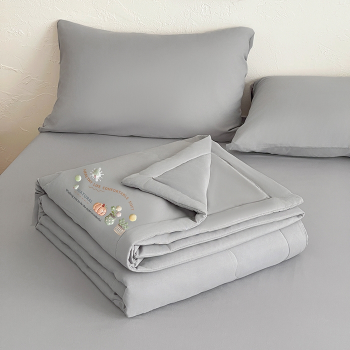 91家纺网 家纺一手货源 找家纺 （总）易展家居 2026新款水洗棉大豆纤维夏被