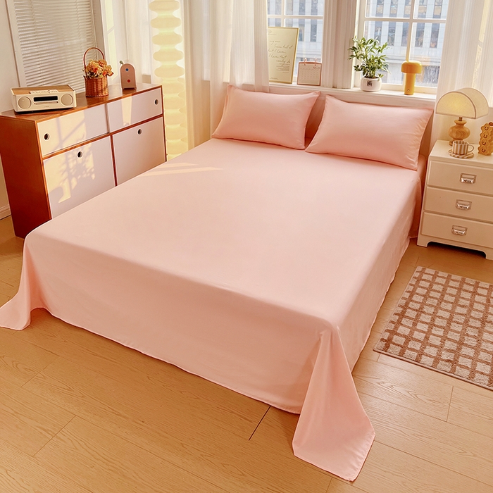 91家纺网 家纺一手货源 找家纺 易展家居 2026新款水洗棉大豆纤维夏被 熊猫-奶昔粉