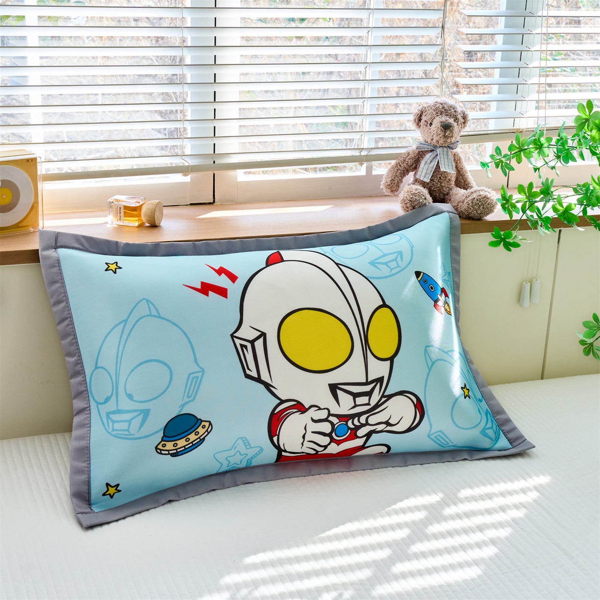 91家纺网 家纺一手货源 找家纺 （总）兄弟坊 2026新款正版授权卡通儿童冰丝枕套枕头枕芯午睡枕卡通枕套