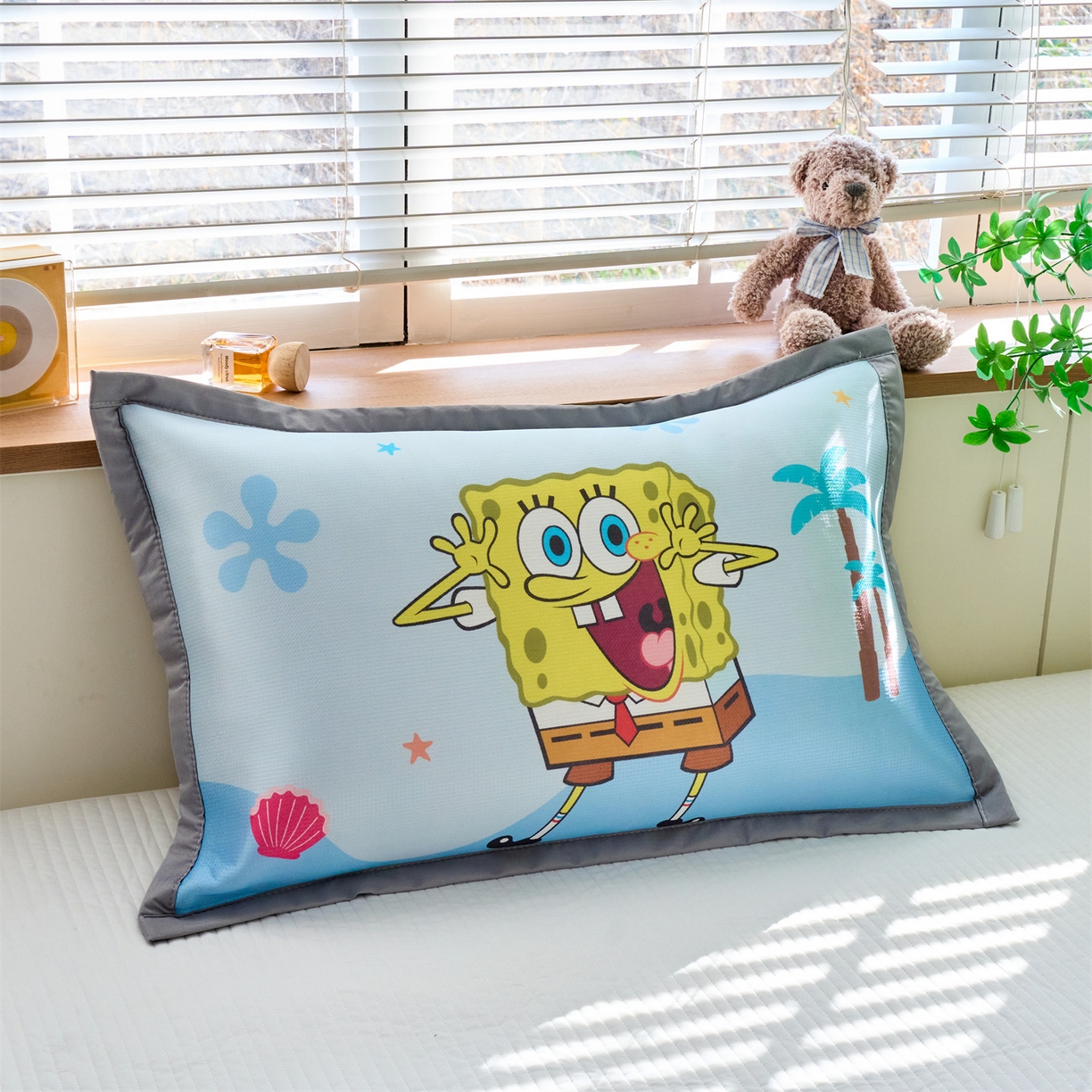 91家纺网 家纺一手货源 找家纺 （总）兄弟坊 2026新款正版授权卡通儿童冰丝枕套枕头枕芯午睡枕卡通枕套