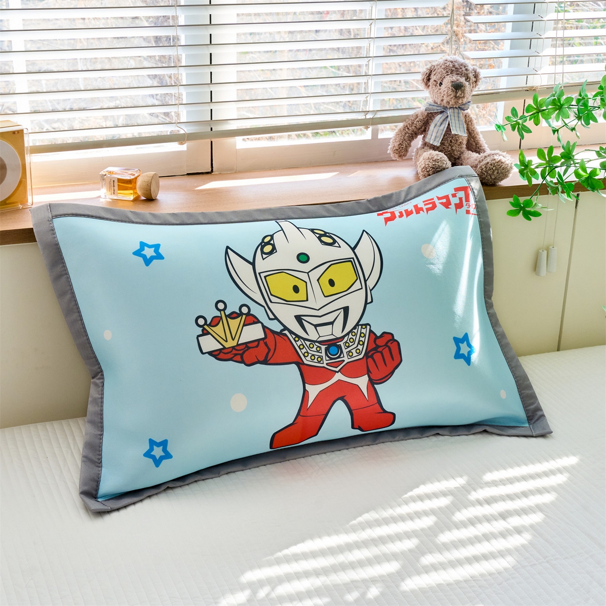 91家纺网 家纺一手货源 找家纺 （总）兄弟坊 2026新款正版授权卡通儿童冰丝枕套枕头枕芯午睡枕卡通枕套