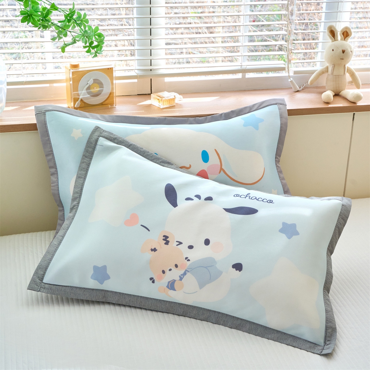 91家纺网 家纺一手货源 找家纺 兄弟坊 2026新款正版授权卡通儿童冰丝枕套枕头枕芯午睡枕卡通枕套 帕恰伙伴