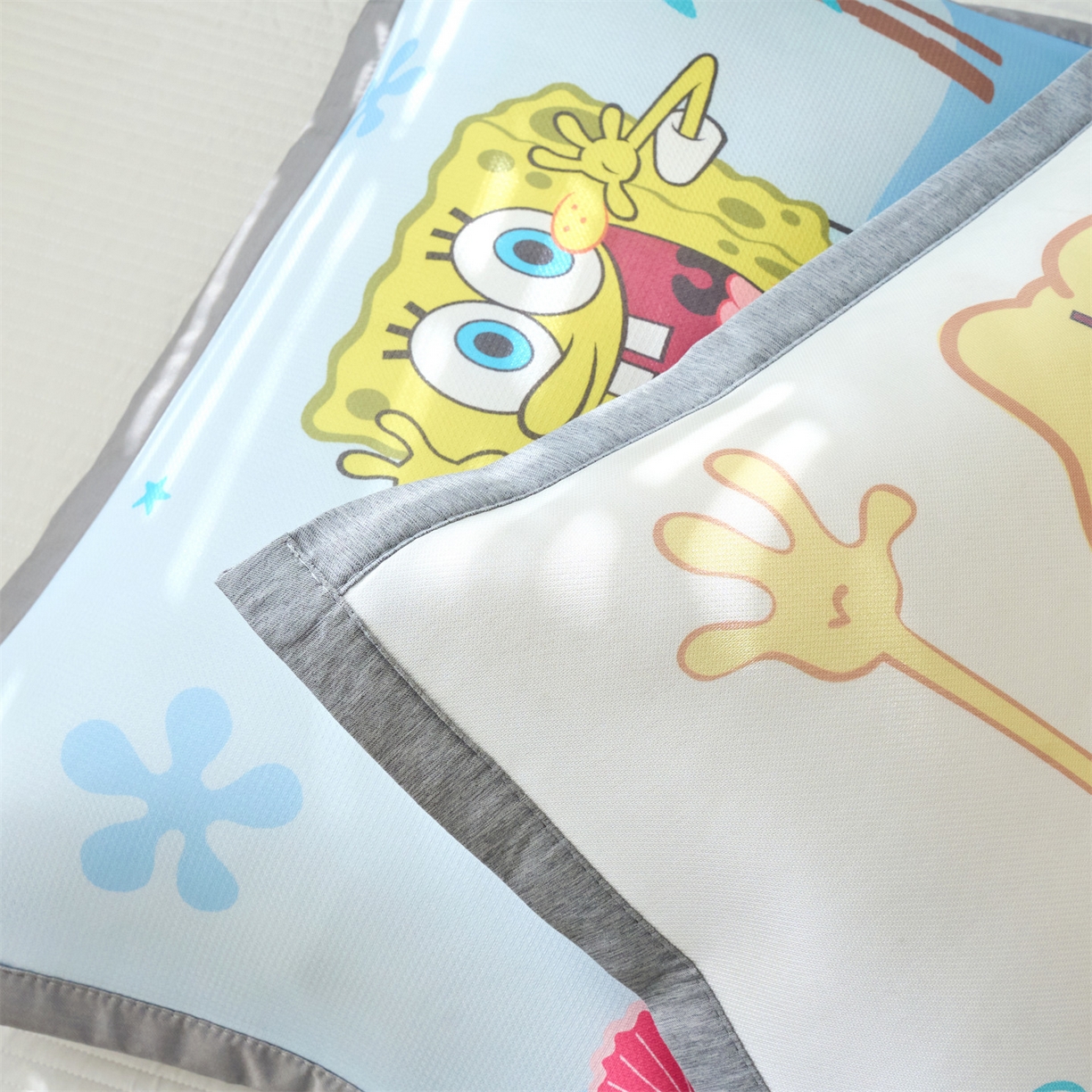 91家纺网 家纺一手货源 找家纺 兄弟坊 2026新款正版授权卡通儿童冰丝枕套枕头枕芯午睡枕卡通枕套 贝壳海绵