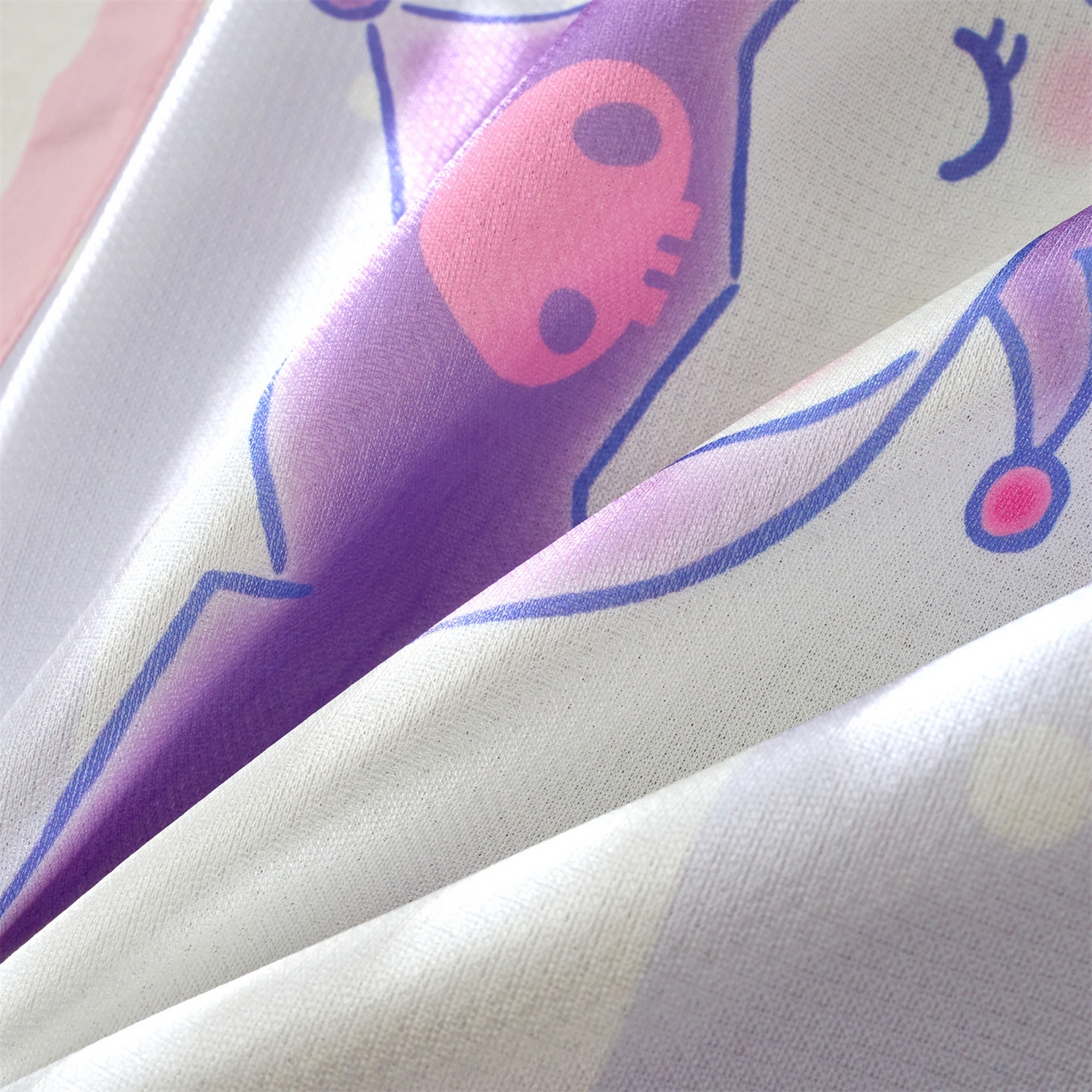 91家纺网 家纺一手货源 找家纺 兄弟坊 2026新款正版授权卡通儿童冰丝枕套枕头枕芯午睡枕卡通枕套 信封库洛米