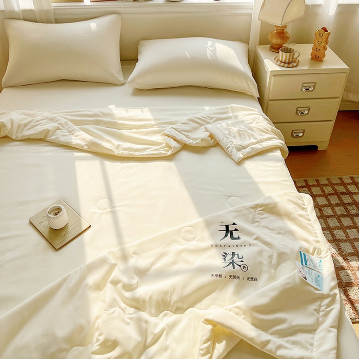 91家纺网 家纺一手货源 找家纺 （总）易展家居 2026新款水洗棉大豆纤维夏被