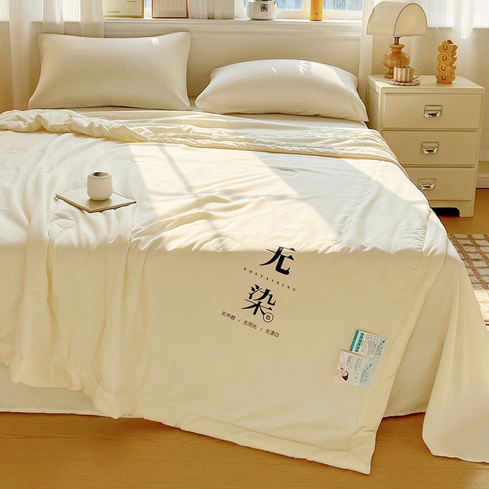 91家纺网 家纺一手货源 找家纺 （总）易展家居 2026新款水洗棉大豆纤维夏被