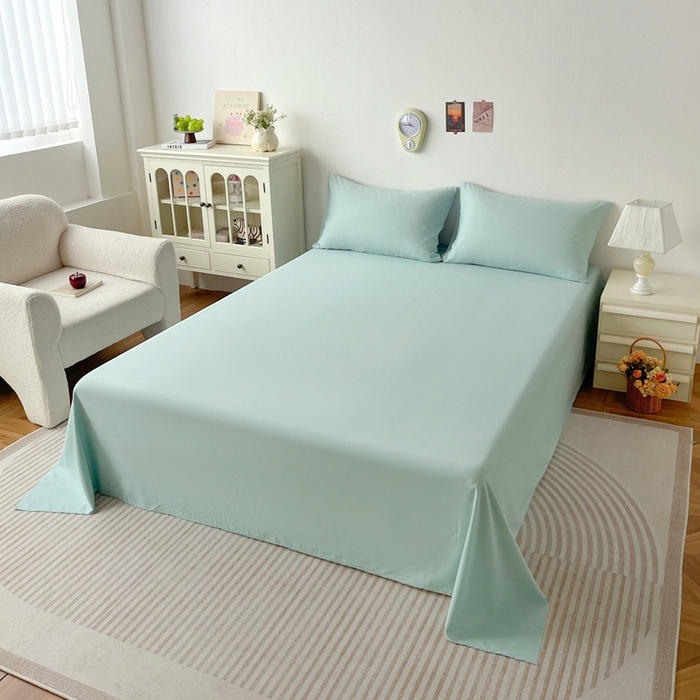 91家纺网 家纺一手货源 找家纺 易展家居 2026新款水洗棉大豆纤维夏被 蝶语花香-青色