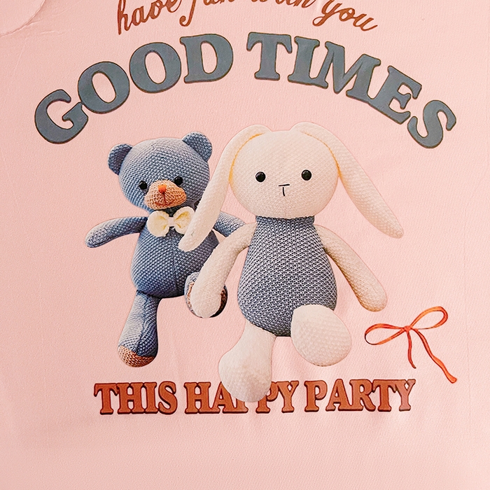 91家纺网 家纺一手货源 找家纺 易展家居 2026新款水洗棉大豆纤维夏被 布偶乐园-粉色