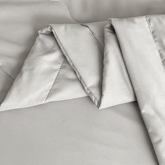 91家纺网 家纺一手货源 找家纺 易展家居 2026新款水洗棉大豆纤维夏被 布偶乐园-灰色