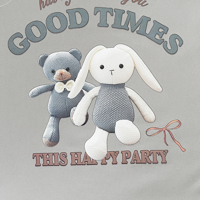 91家纺网 家纺一手货源 找家纺 易展家居 2026新款水洗棉大豆纤维夏被 布偶乐园-灰色