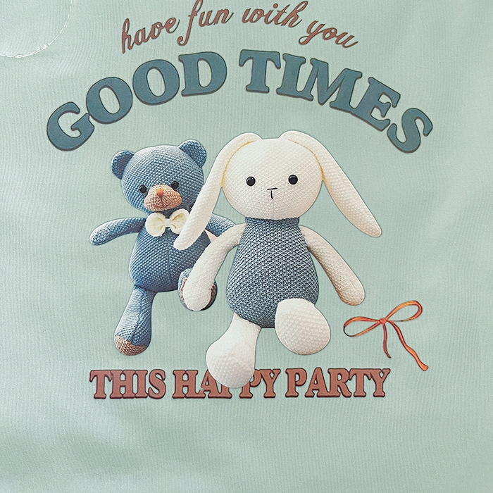 91家纺网 家纺一手货源 找家纺 易展家居 2026新款水洗棉大豆纤维夏被 布偶乐园-青色