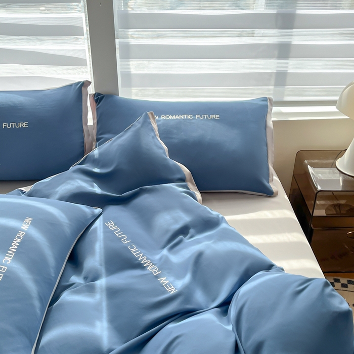 91家纺网 家纺一手货源 找家纺 （总）花愿（原花纪） 2026新款加密水洗棉刺绣四件套-米兰