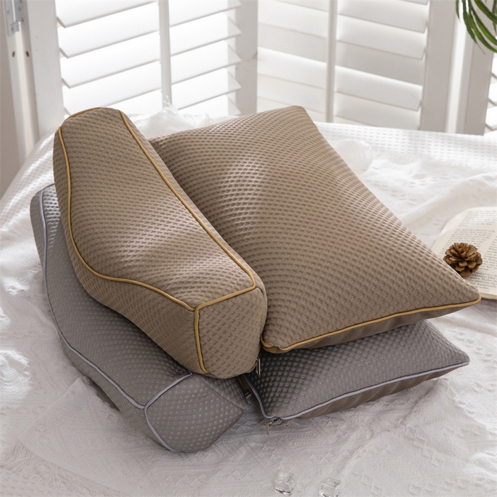 91家纺网 家纺一手货源 找家纺 （总）仁宇枕业 2026新款新品 多功能可拆可分开多用荞麦枕凉感护脊组合枕头枕芯