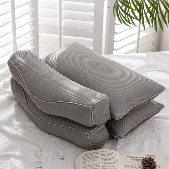 91家纺网 家纺一手货源 找家纺 （总）仁宇枕业 2026新款新品 多功能可拆可分开多用荞麦枕凉感护脊组合枕头枕芯