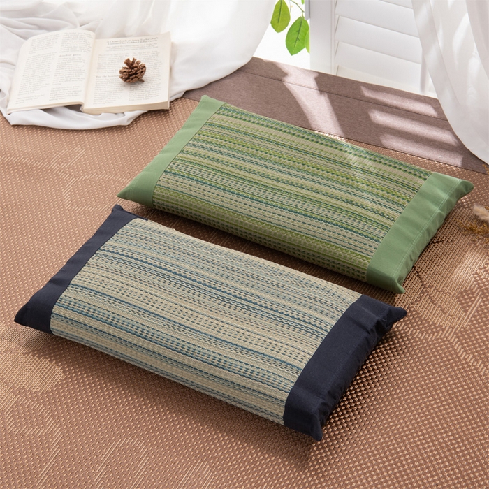 91家纺网 家纺一手货源 找家纺 （总）仁宇枕业 2026新款新品清爽夏凉透气吸湿排汗枕天然蔺草宫廷系列抱睡枕头枕芯