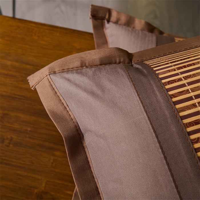 91家纺网 家纺一手货源 找家纺 （总）仁宇枕业 2026新款新品 天然凉席竹席单枕套荞麦枕头枕芯