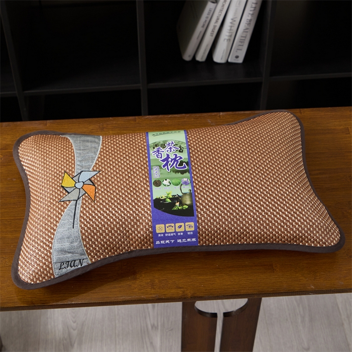 91家纺网 家纺一手货源 找家纺 （总）仁宇枕业 2026新款新品 夏季冰凉清凉藤席凉席花草荞麦枕头枕芯