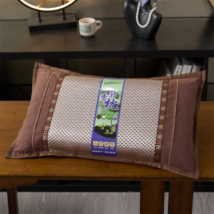 91家纺网 家纺一手货源 找家纺 （总）仁宇枕业 2026新款新品 夏季冰凉清凉藤席凉席花草荞麦枕头枕芯