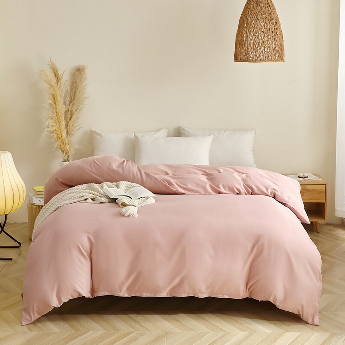 91家纺网 家纺一手货源 找家纺 （总）晶缦家纺 2026新款纯棉纯色A类全棉双层纱单品被套被套单件单被套（水洗预处理）-觅琳系列