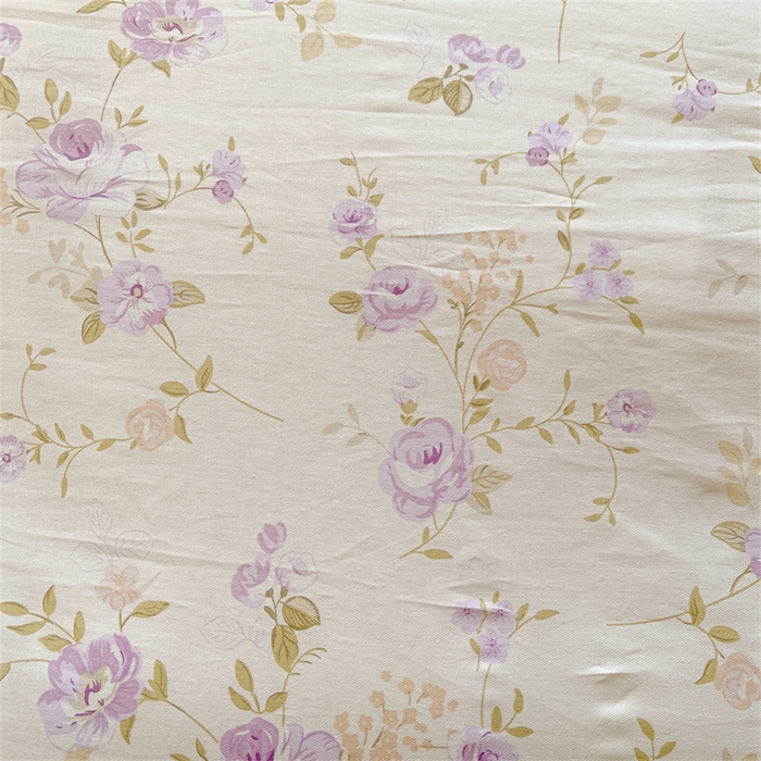 91家纺网 家纺一手货源 找家纺 宜凡家纺 2026新款全棉印花夹棉床笠三件套 海棠之恋