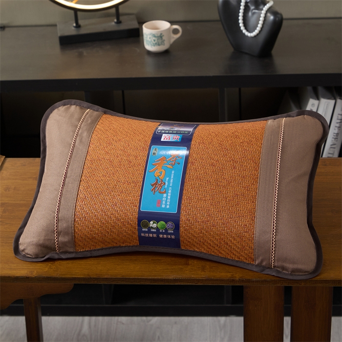 91家纺网 家纺一手货源 找家纺 （总）仁宇枕业 2026新款新品 夏凉清凉冰藤席凉席荞麦枕头枕芯