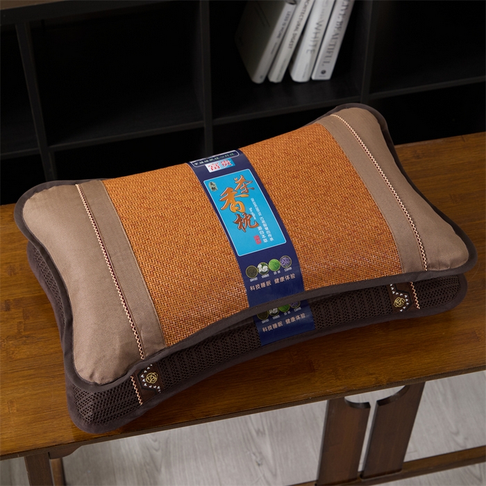 91家纺网 家纺一手货源 找家纺 （总）仁宇枕业 2026新款新品 夏凉清凉冰藤席凉席荞麦枕头枕芯