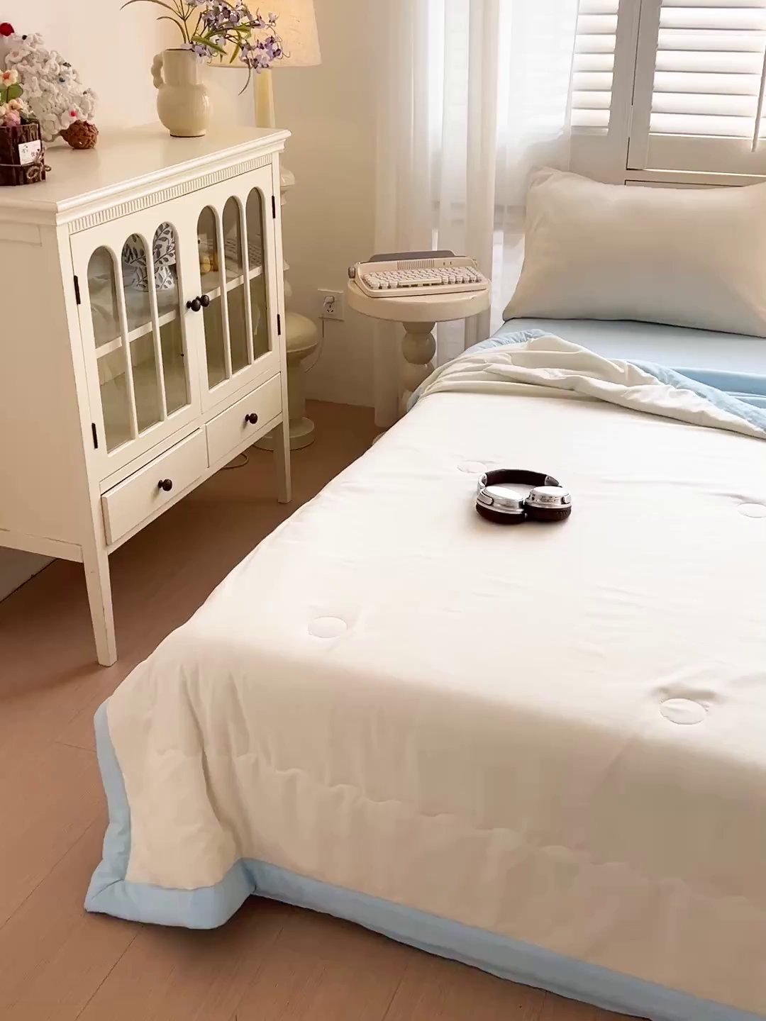 91家纺网 家纺一手货源 找家纺 易展家居 2026新款水洗棉新疆棉花夏被-棉花2 棉花-白拼蓝