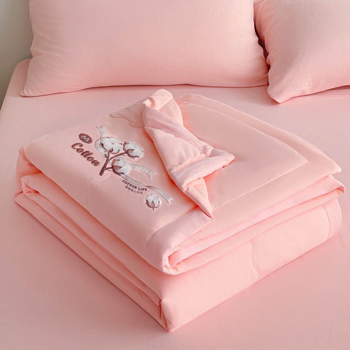 91家纺网 家纺一手货源 找家纺 （总）易展家居 2026新款水洗棉新疆棉花夏被-棉花