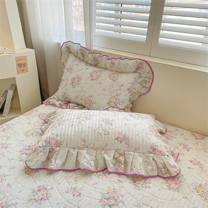 91家纺网 家纺一手货源 找家纺 （总）宜凡家纺 2026新款全棉印花夹棉床笠四件套