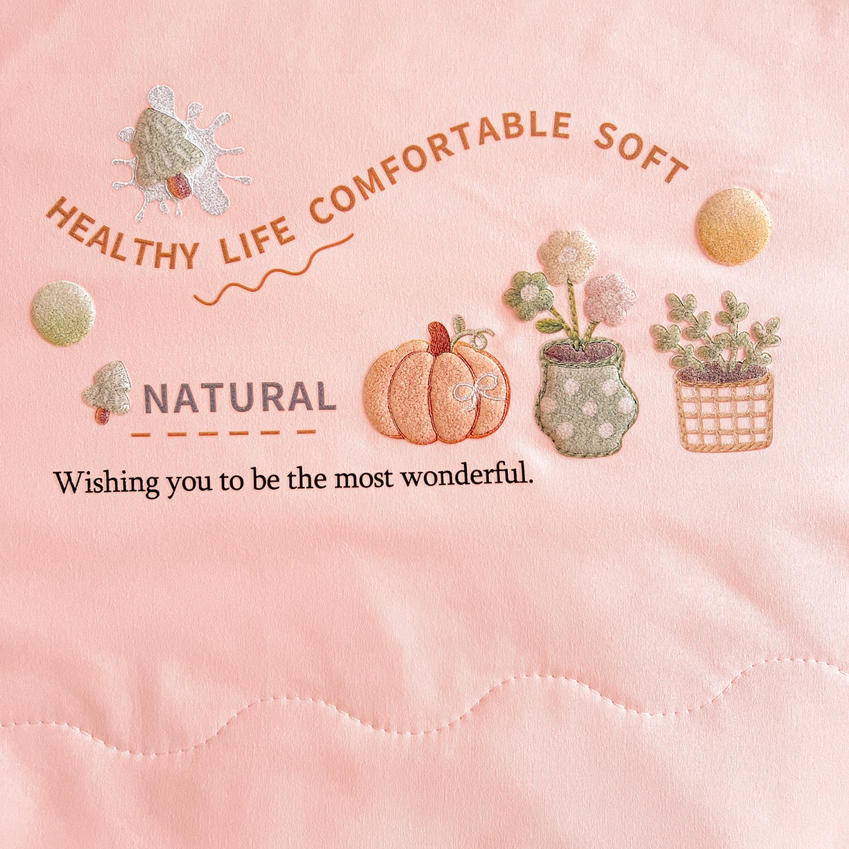 91家纺网 家纺一手货源 找家纺 （总）易展家居 2026新款水洗棉大豆纤维夏被-田园生活