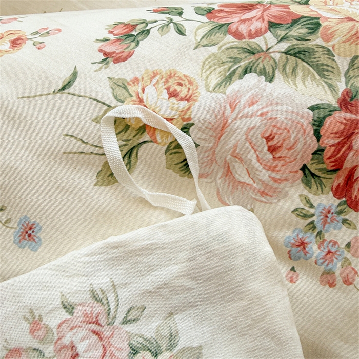 91家纺网 家纺一手货源 找家纺 宜凡家纺 2026新款全棉印花夹棉床笠四件套 洛川花海