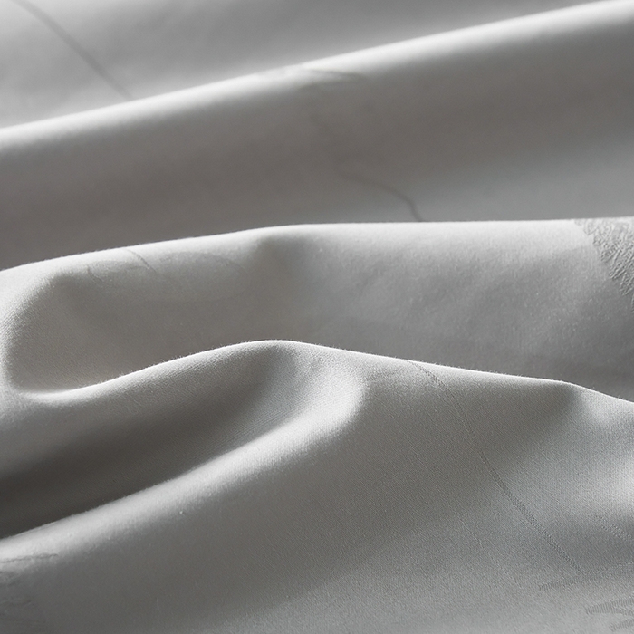 91家纺网 家纺一手货源 找家纺 美达家纺 2026新款全棉纯棉60s提花绣花床裙单床裙床裙单件 贝纳尔-银月光