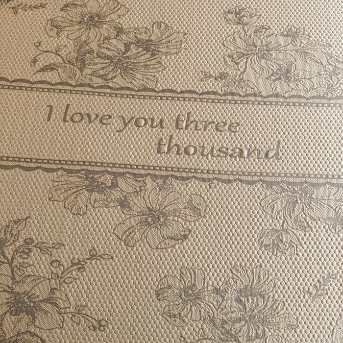 91家纺网 家纺一手货源 找家纺 怡源梦 2026新款A类凉感冰豆豆提花床笠凉席-花之恋系列 花之恋 香槟金