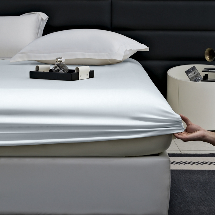 梵克保罗 2026新款莱赛尔单床笠床笠单件单品床笠 海岛蓝