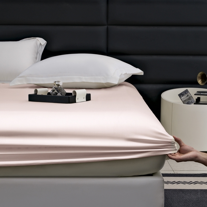 梵克保罗 2026新款莱赛尔单床笠床笠单件单品床笠 超凡粉