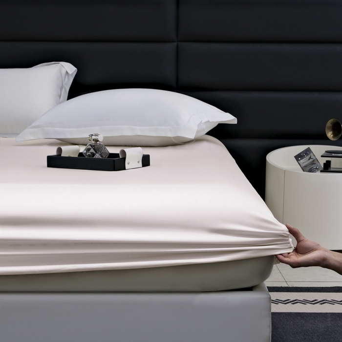 梵克保罗 2026新款莱赛尔单床笠床笠单件单品床笠 花银灰