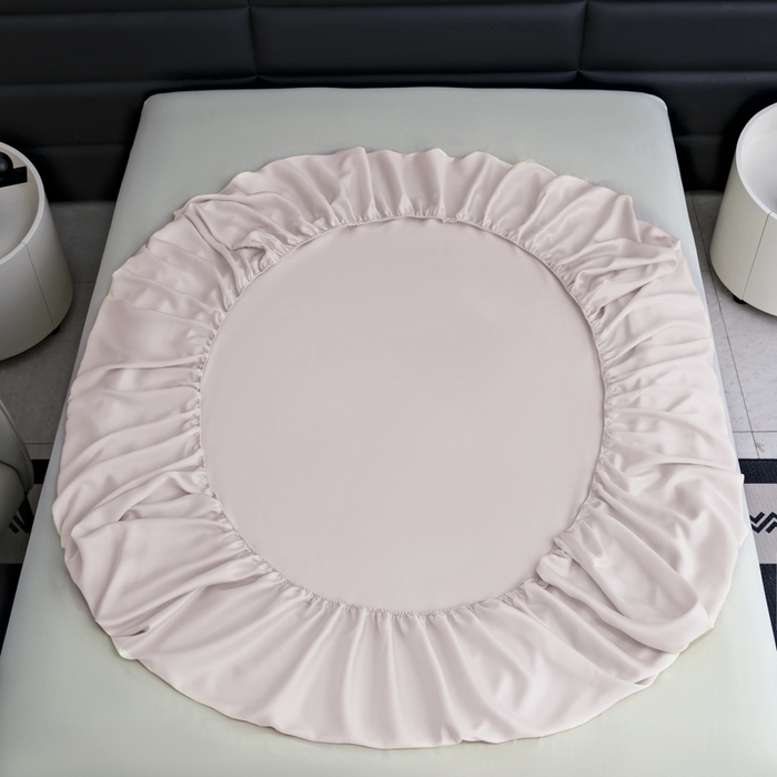 91家纺网 家纺一手货源 找家纺 梵克保罗 2026新款莱赛尔单床笠床笠单件单品床笠 花银灰